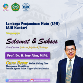 Prof. Dr. H. Nur Alim, M.Pd